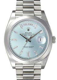 Rolex Day-Date 40 Niebieski/Platyna Ø40 mm 228206-0002