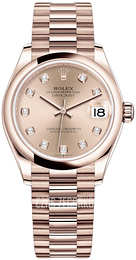 Rolex Datejust 31 Różowe złoto/18 karatowe różowe złoto Ø31 mm 278245-0030