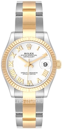 Rolex Datejust 31 Biały/18 karatowe żółte złoto Ø31 mm 278273-0001
