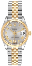 Rolex Datejust 31 Srebrny/18 karatowe żółte złoto Ø31 mm 278273-0004