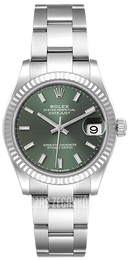 Rolex Datejust 31 Zielony/Stal Ø31 mm 278274-0017