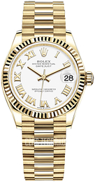 Rolex Datejust 31 Biały/18 karatowe żółte złoto Ø31 mm 278278-0020