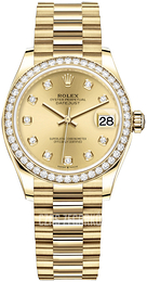 Rolex Datejust 31 Żółte złoto/18 karatowe żółte złoto Ø31 mm 278288RBR-0005