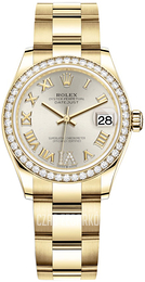 Rolex Datejust 31 Srebrny/18 karatowe żółte złoto Ø31 mm 278288RBR-0019