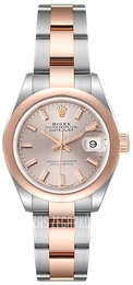 Rolex Lady-Datejust 28 Różowy/18 karatowe różowe złoto Ø28 mm 279161-0002