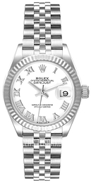 Rolex Lady-Datejust 28 Biały/Stal Ø28 mm 279174-0019
