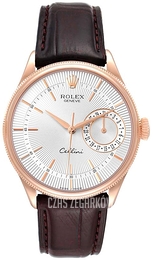 Rolex Cellini Date Srebrny/Skóra Ø39 mm 50515-0008