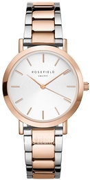 Rosefield The Tribeca Srebrny/Stal w kolorze różowego złota Ø33 mm TWSSRG-T64
