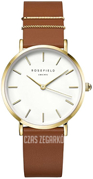 Rosefield The West Village Biały/Skóra Ø33 mm WWCG-W86
