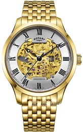 Rotary Greenwich Srebrny/Stal w odcieniu złota Ø42 mm GB02941/03