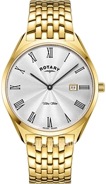Rotary Ultra Slim Srebrny/Stal w odcieniu złota Ø38 mm GB08013/01