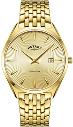 Rotary Ultra Slim Zloty/Stal w odcieniu złota Ø38 mm GB08013/03