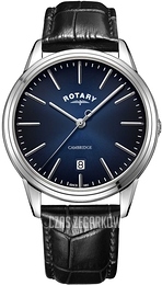 Rotary Cambridge Niebieski/Skóra Ø40 mm GS05390/05