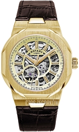 Rotary Regent Zloty/Skóra Ø40 mm GS05418/03