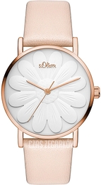 S.Oliver Other Biały/Skóra Ø35 mm SO-3470-LQ