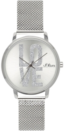 S.Oliver Other Srebrny/Stal Ø34 mm SO-3579-MQ