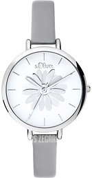 S.Oliver Other Biały/Skóra Ø36 mm SO-3704-LQ