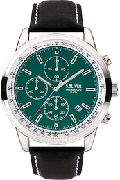 S.Oliver Other Zielony/Skóra Ø44 mm SO-3934-LC