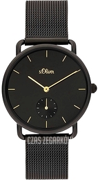 S.Oliver Other Czarny/Stal Ø36 mm SO-3938-MQ