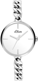 S.Oliver Classic Srebrny/Stal Ø30 mm SO-3985-MQ