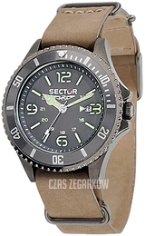 Sector Szary/Skóra Ø43 mm R3251161010