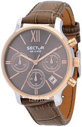 Sector Brązowy/Skóra Ø38 mm R3271693501