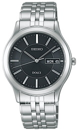 Seiko Czarny/Stal Ø36 mm SADN003