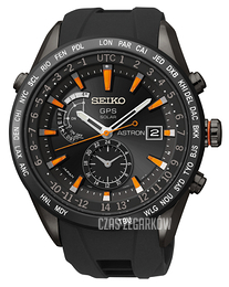 Seiko Solar GPS Czarny/Guma Ø47 mm SAST025