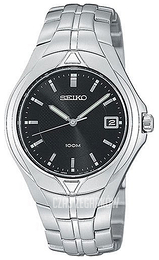 Seiko Czarny/Stal SGE799