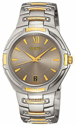 Seiko Szary/Stal w odcieniu złota Ø36 mm SGEA04