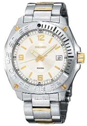 Seiko Biały/Stal Ø39 mm SGEB78