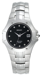 Seiko Coutura Czarny/Stal Ø38 mm SGED57