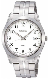 Seiko Dress Biały/Stal Ø38 mm SGEE47P1