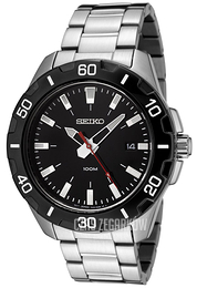 Seiko Czarny/Stal Ø43 mm SGEE49