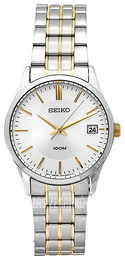 Seiko Srebrny/Pozlacana Ø34 mm SGEF03P1