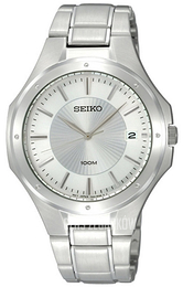 Seiko Srebrny/Stal Ø40 mm SGEF59