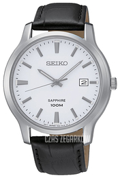 Seiko Dress Srebrny/Skóra Ø41 mm SGEH43P1