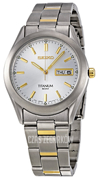 Seiko Dress Srebrny/Stal w odcieniu złota Ø38 mm SGG603