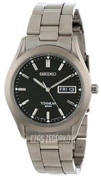 Seiko Dress Czarny/Tytan Ø38 mm SGG707