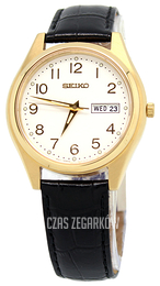 Seiko Biały/Skóra Ø40 mm SGGA70P1