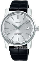 Seiko Srebrny/Skóra Ø38.1 mm SJE083J1