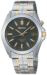 Seiko Kinetic Szary/Stal w odcieniu złota Ø35 mm SKA271P1