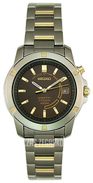 Seiko Kinetic Szary/Stal w odcieniu złota Ø40 mm SKA294