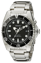 Seiko Kinetic Czarny/Stal Ø42 mm SKA371