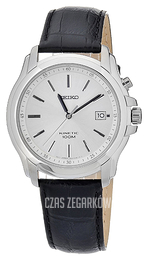 Seiko Srebrny/Skóra Ø40 mm SKA487P2