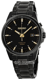 Seiko Kinetic Czarny/Stal Ø41 mm SKA531