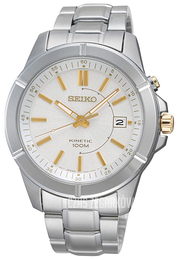 Seiko Kinetic Biały/Stal Ø41 mm SKA541