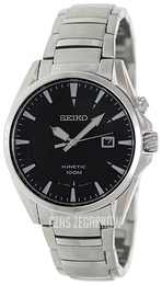 Seiko Kinetic Czarny/Stal Ø42 mm SKA565P1