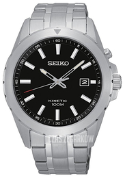 Seiko Kinetic Czarny/Stal Ø42 mm SKA697P1