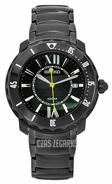 Seiko Czarny/Stal Ø40 mm SKK893P1